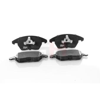 Jeu de 4 plaquettes de frein avant GH OEM 5C0698151A