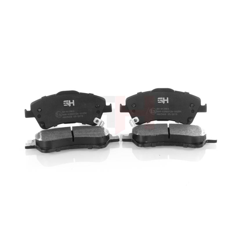 Jeu de 4 plaquettes de frein avant GH GH-413903 - Visuel 1