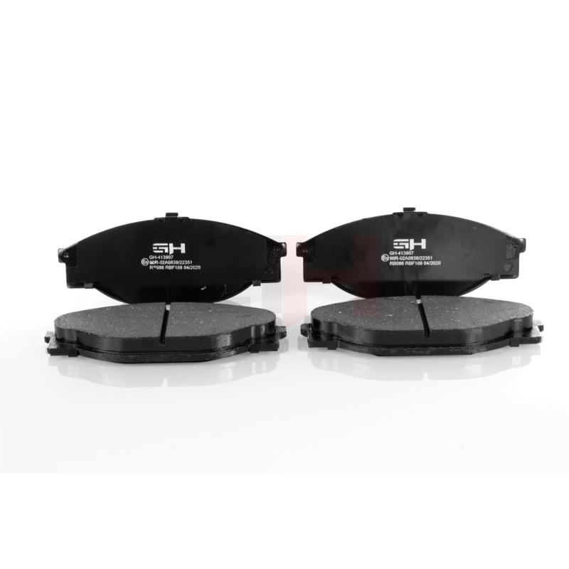 Jeu de 4 plaquettes de frein avant GH GH-413907 - Visuel 1