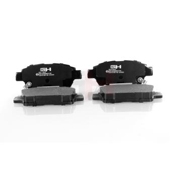Jeu de 4 plaquettes de frein arrière GH OEM 0446628070