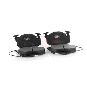 Jeu de 4 plaquettes de frein avant GH OEM 7701202847