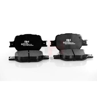 Jeu de 4 plaquettes de frein avant GH OEM 0446520500 Jeu de 4 plaquettes de frein avant GH OEM 0446520500