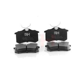 Jeu de 4 plaquettes de frein arrière GH OEM 5QD698451