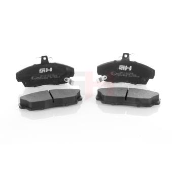 Jeu de 4 plaquettes de frein avant GH OEM 45022S6DE01
