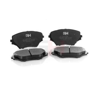 Jeu de 4 plaquettes de frein avant GH OEM 446542080