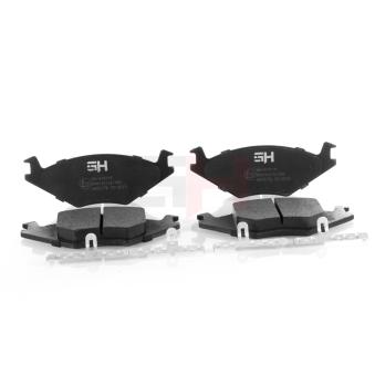 Jeu de 4 plaquettes de frein avant GH OEM 191698151A