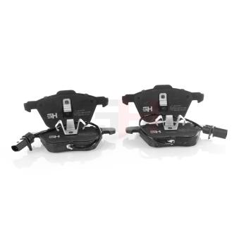 Jeu de 4 plaquettes de frein avant GH OEM 7M3698151A