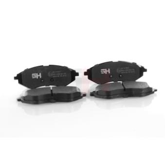 Jeu de 4 plaquettes de frein avant GH OEM PW892497