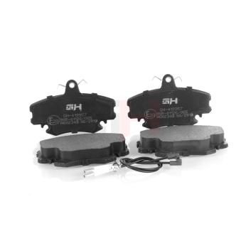 Jeu de 4 plaquettes de frein avant GH OEM 7701206082