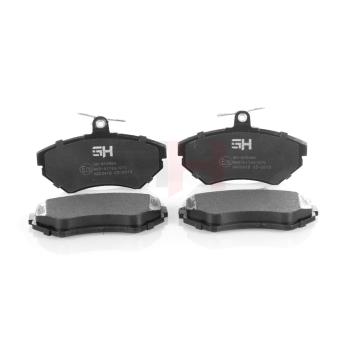 Jeu de 4 plaquettes de frein avant GH OEM 1HM698151