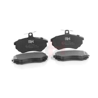 Jeu de 4 plaquettes de frein avant GH OEM 533698151