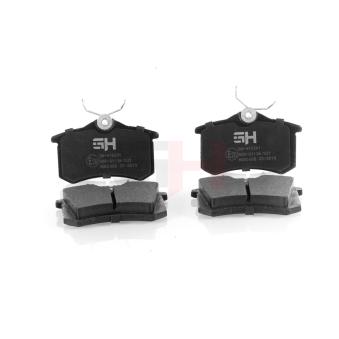 Jeu de 4 plaquettes de frein arrière GH OEM 8E0698451A