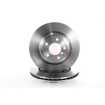 Jeu de 2 disques de frein arrière GH OEM 34216764655