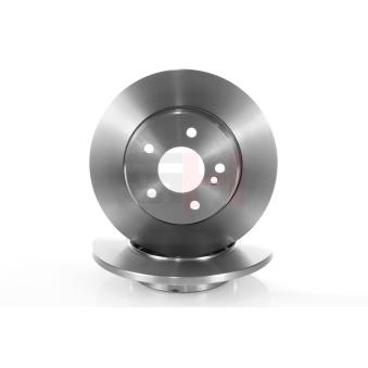 Jeu de 2 disques de frein arrière GH OEM 210423051264