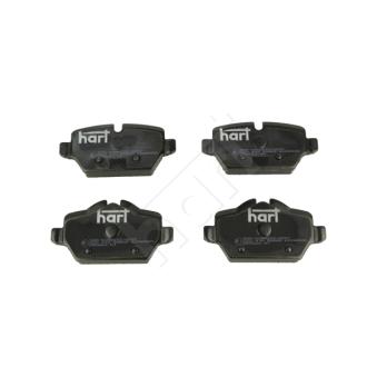 Jeu de 4 plaquettes de frein avant HART [222 410]