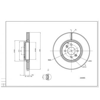 Jeu de 2 disques de frein arrière HART [230 995]