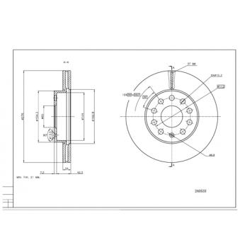 Jeu de 2 disques de frein arrière HART [240 533]