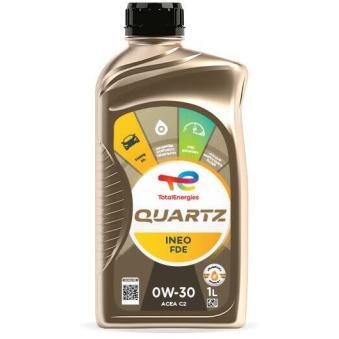 Huile moteur 0W30 QUARTZ INEO FDE - 1L TotalEnergies 216186
