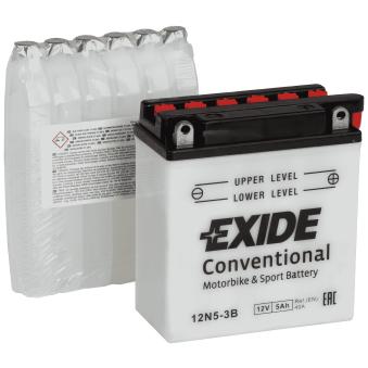 Batterie de démarrage EXIDE [12N5-3B]