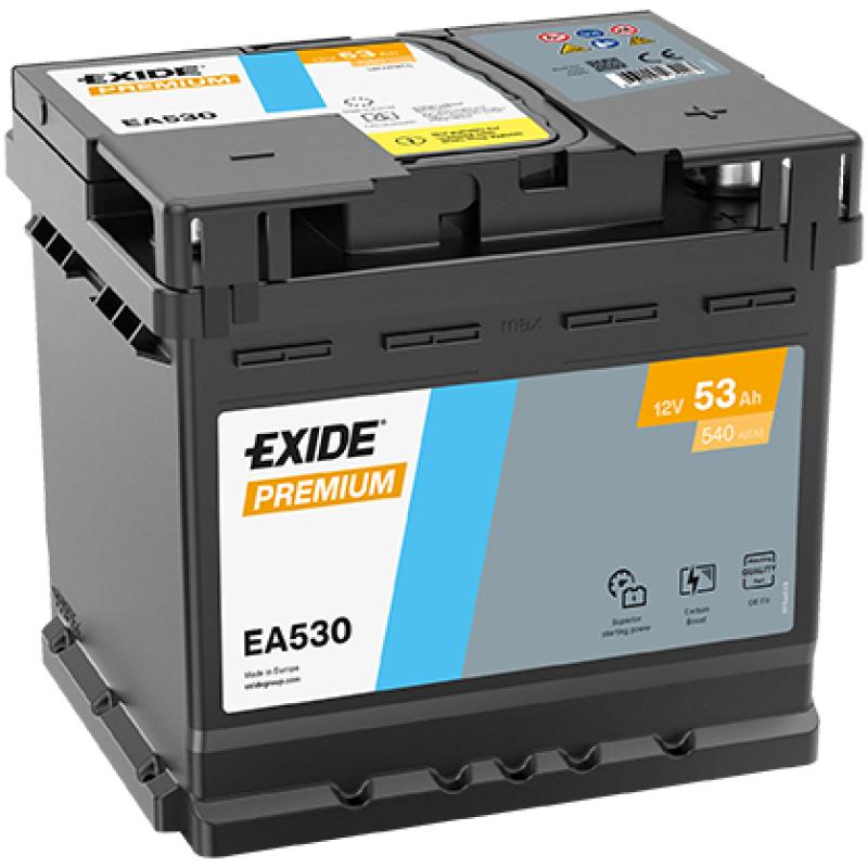 Batterie de démarrage EXIDE EA530 - Visuel 1