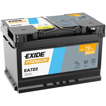 Batterie de démarrage EXIDE [EA722]