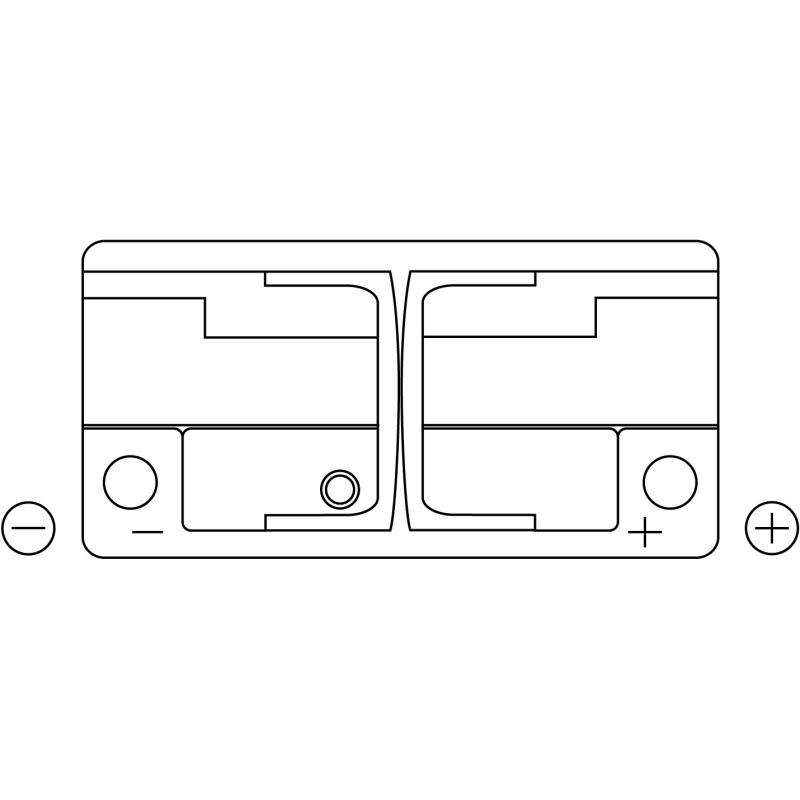 Batterie de démarrage EXIDE EB1100 - Visuel 1