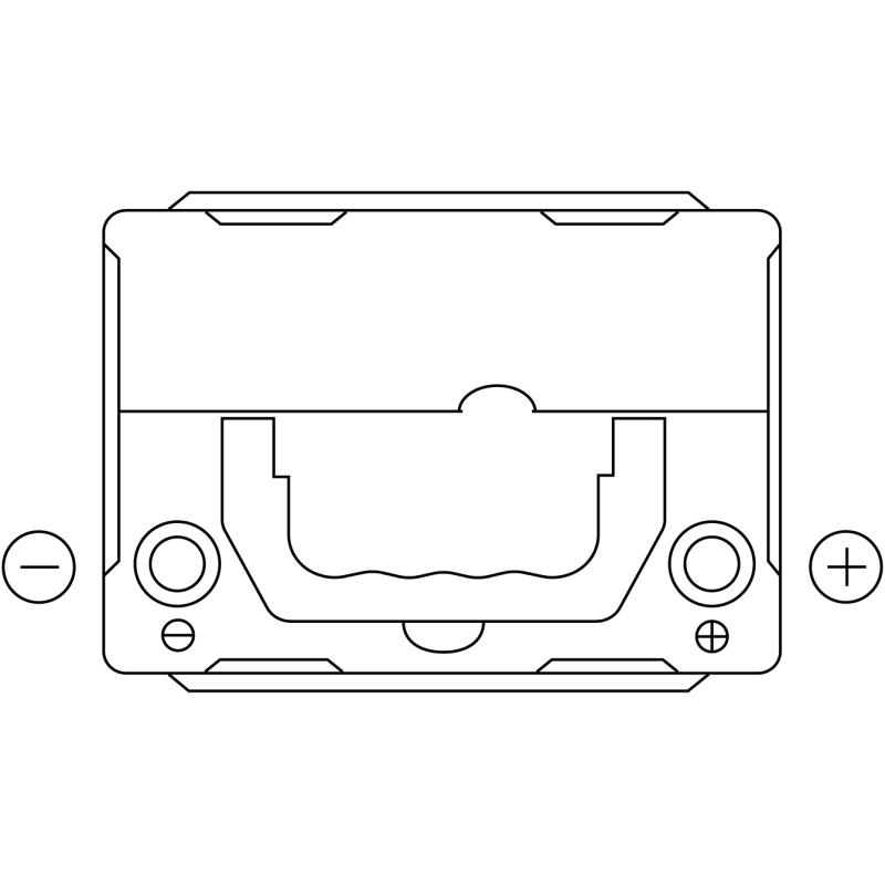 Batterie de démarrage EXIDE EB356A - Visuel 1