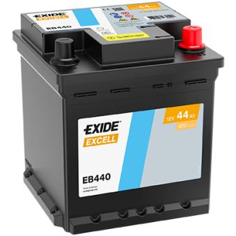 Batterie de démarrage EXIDE EB440 pour DODGE DURANGO 0.6 - 34cv