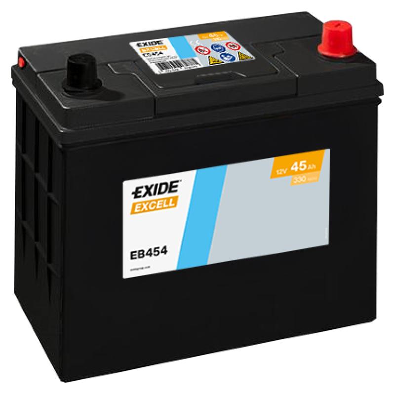 Batterie de démarrage EXIDE EB454 - Visuel 1