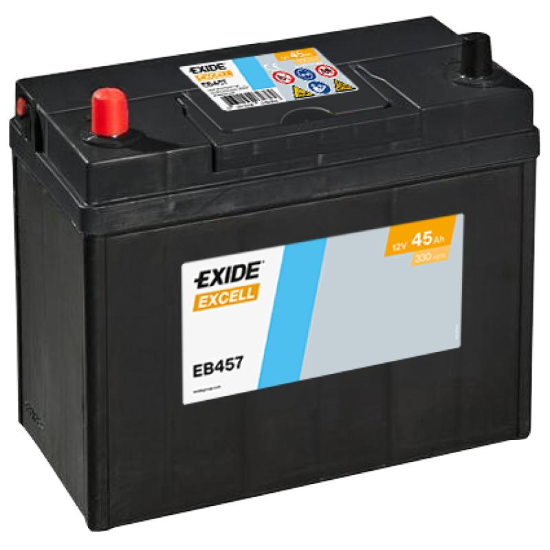 Batterie de démarrage EXIDE EB457 - Visuel 1