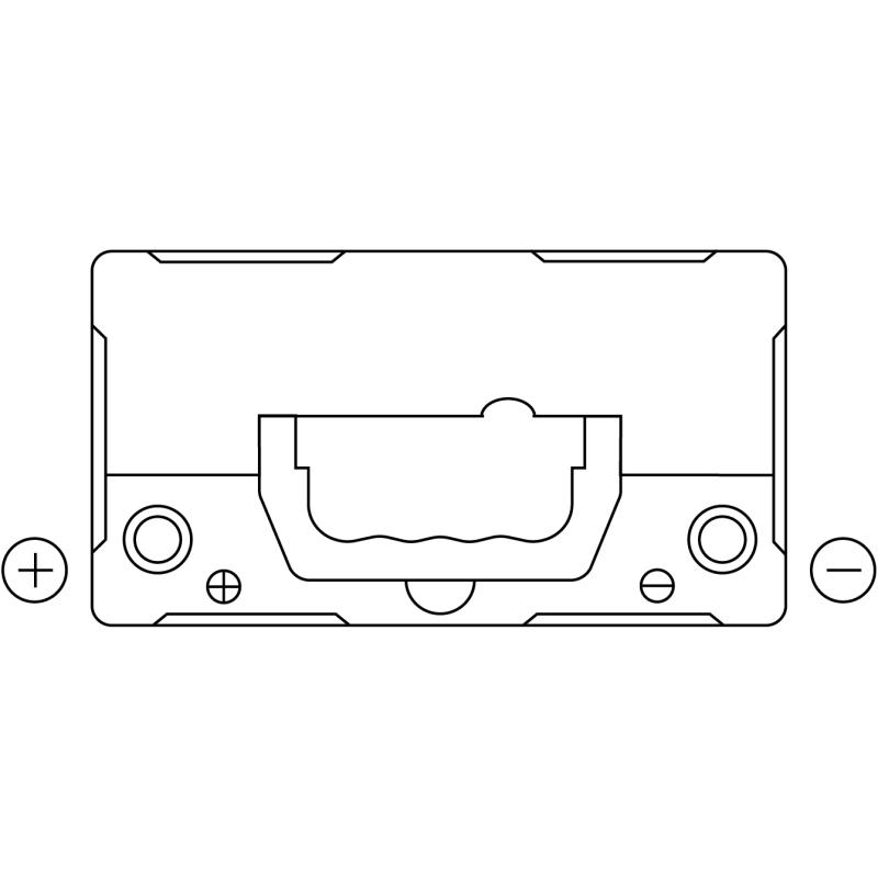Batterie de démarrage EXIDE EB457 - Visuel 2