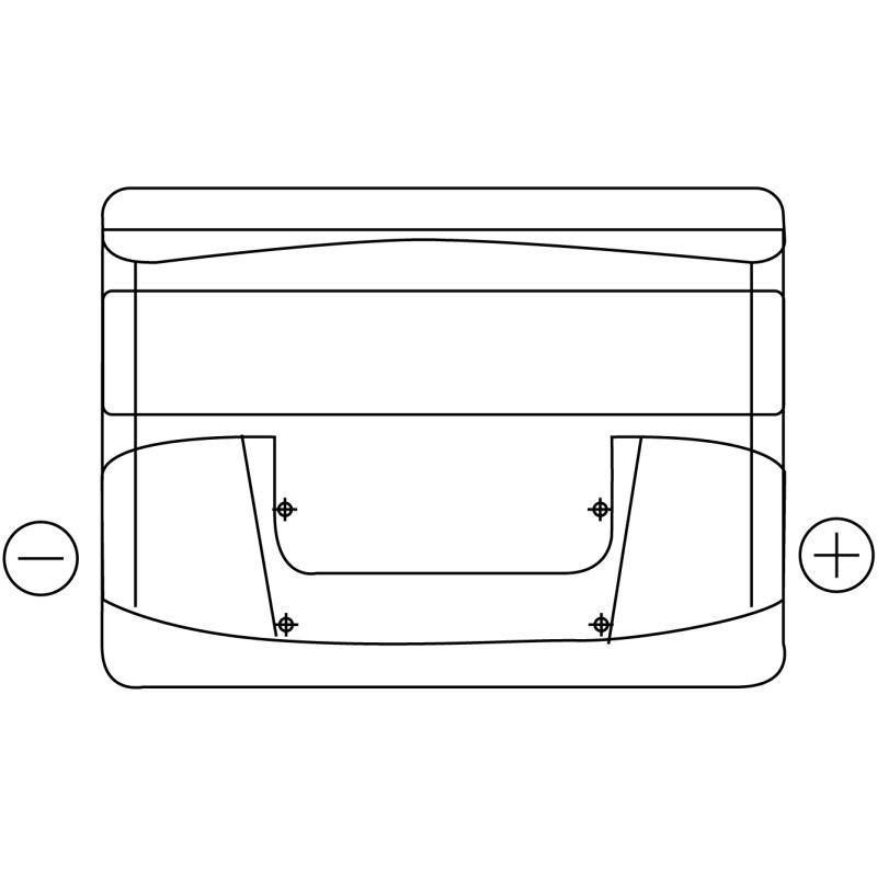 Batterie de démarrage EXIDE EB500 - Visuel 2