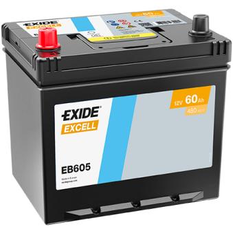 Batterie de démarrage EXIDE EB605