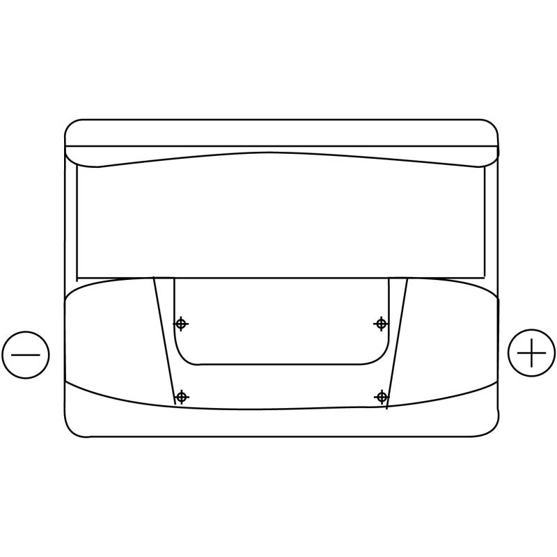 Batterie de démarrage EXIDE EB620 - Visuel 1