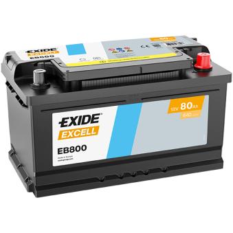 Batterie de démarrage EXIDE EB800 pour ALFA ROMEO 33 2.0 CDTI - 110cv