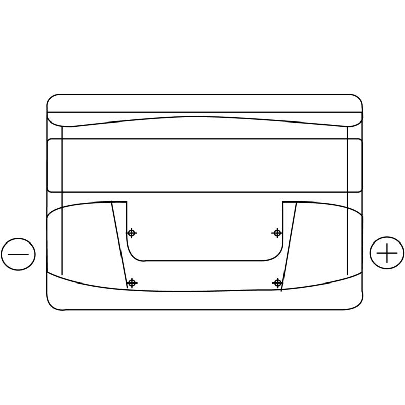 Batterie de démarrage EXIDE EB800 - Visuel 1