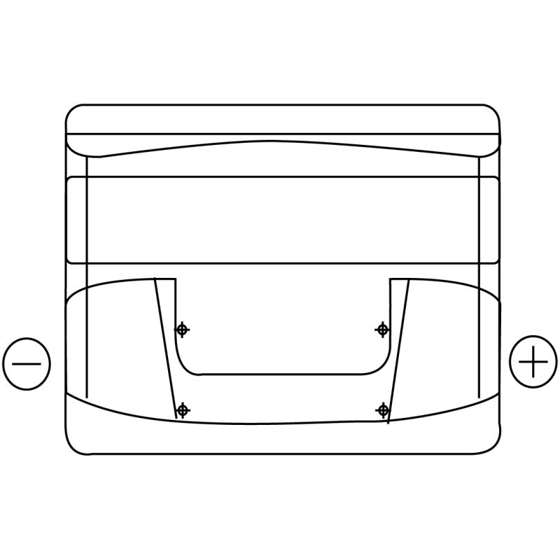 Batterie de démarrage EXIDE EC440 - Visuel 1