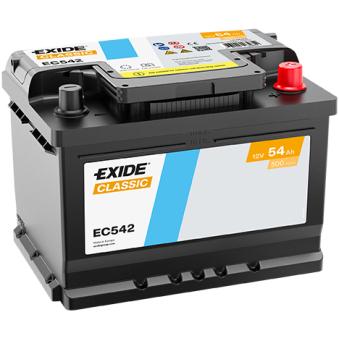 Batterie de démarrage EXIDE EC542 pour ROVER 600 1.8 GTE - 110cv