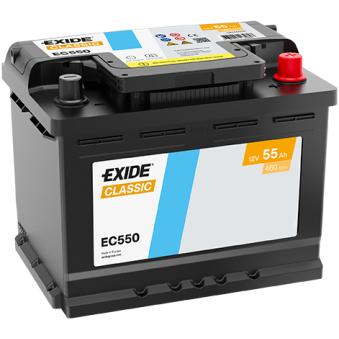 Batterie de démarrage EXIDE EC550 pour AUDI 50 1.5 - 110cv