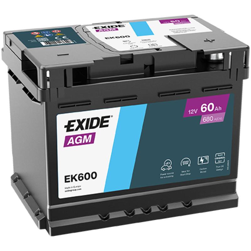 Batterie de démarrage EXIDE EK620 - Visuel 1