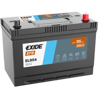 Batterie de démarrage Start & Stop EXIDE EL954 pour OPEL SPEEDSTER 2.0 D-4D - 90cv