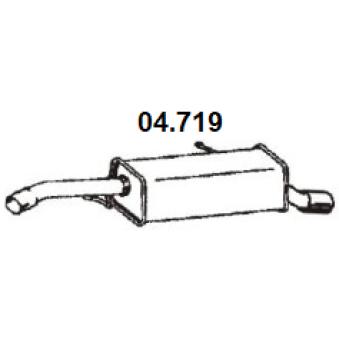 Silencieux arrière NOVAK [04.719]