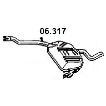 Silencieux central NOVAK [06.317]