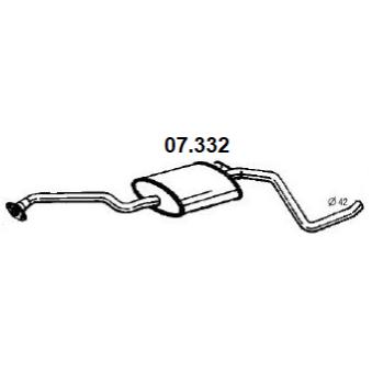 Silencieux central NOVAK [07.332]