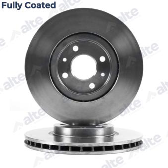 Jeu de 2 disques de frein avant ALTE AUTOMOTIVE 127955FCAL pour HYUNDAI ACCENT 1.5 dCi 110 - 110cv