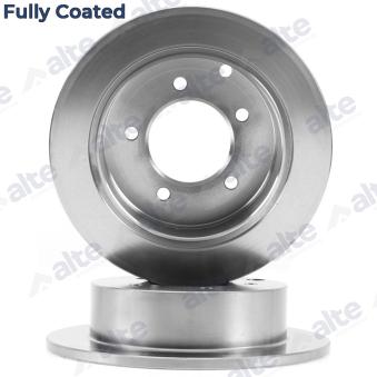 Jeu de 2 disques de frein arrière ALTE AUTOMOTIVE 127993FCAL pour MITSUBISHI LANCER 2.0 DI-D - 140cv