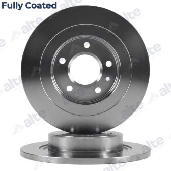 Jeu de 2 disques de frein arrière ALTE AUTOMOTIVE 128017FCAL pour LEXUS HS 1.6 CDTi - 110cv