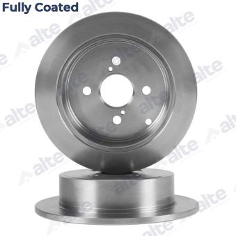 Jeu de 2 disques de frein arrière ALTE AUTOMOTIVE 128029FCAL pour BENTLEY CONTINENTAL 1.6 VVT-i - 110cv
