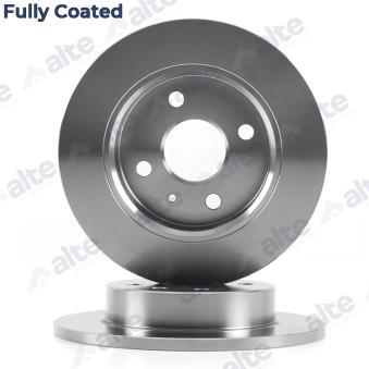 Jeu de 2 disques de frein arrière ALTE AUTOMOTIVE 128036FCAL pour MAZDA 626 1.7 CDTI - 110cv
