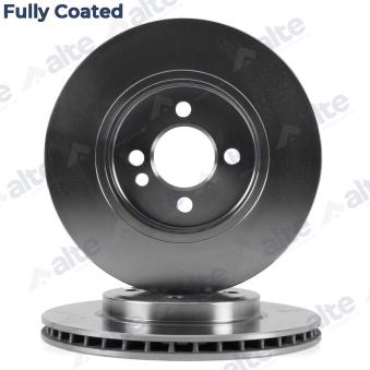 Jeu de 2 disques de frein avant ALTE AUTOMOTIVE 128049FCAL pour MITSUBISHI SPACE One - 75ch